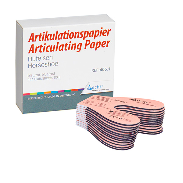 PAPEL ARTICULAR HERRADURA AZUL/ROJO