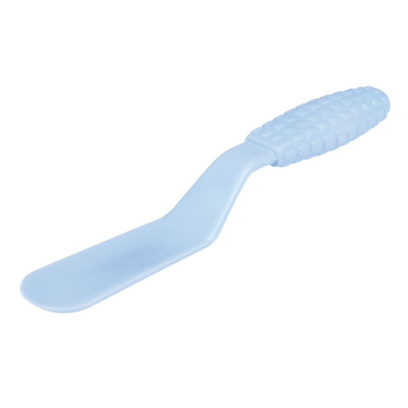 ESPATULA DE MEZCLA CURVADA ALGINATO AZUL