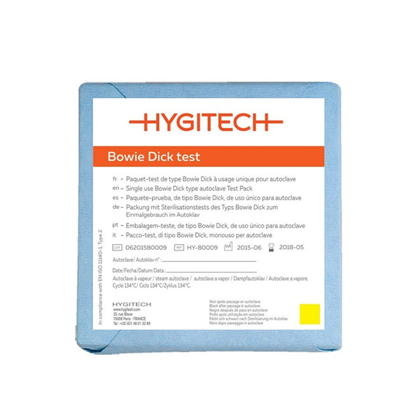 TEST DE ESTERILIZACION BOWIE & DICK