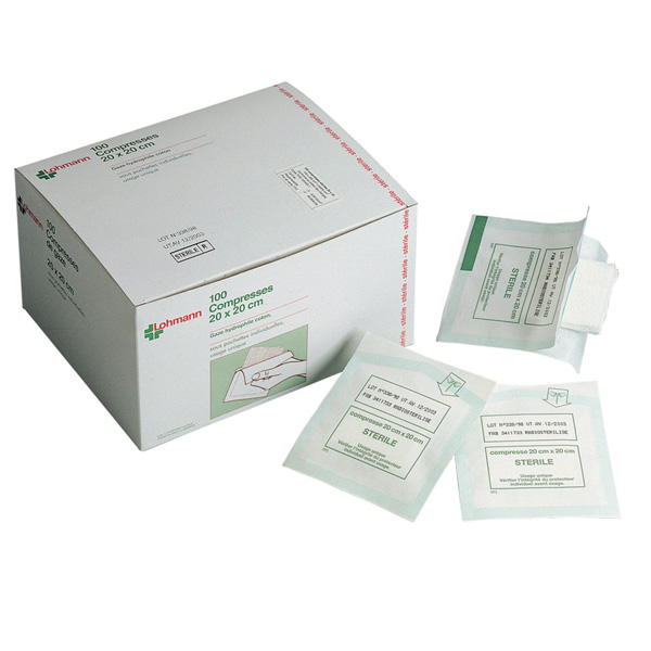 GASAS ESTERILES LOHMANN 5X5CM