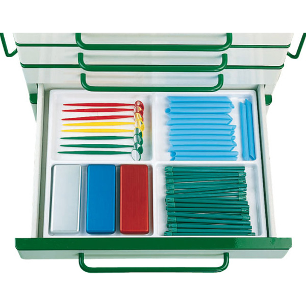 BANDEJA CAJON PORTA-INSTRUMENTOS 4 DIVISIONES