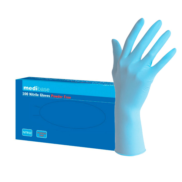 GUANTES NITRILO AZUL XS