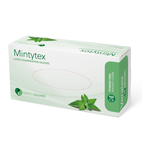 GUANTES MINTYTEX LATEX SIN POLVO XS