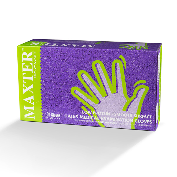 GUANTES LATEX CON POLVO XS