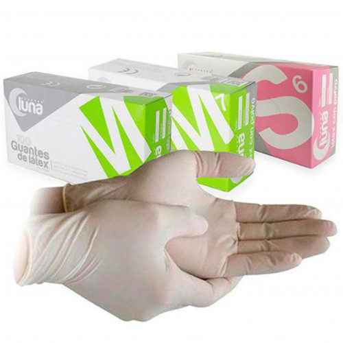 GUANTES LATEX XL CON POLVO