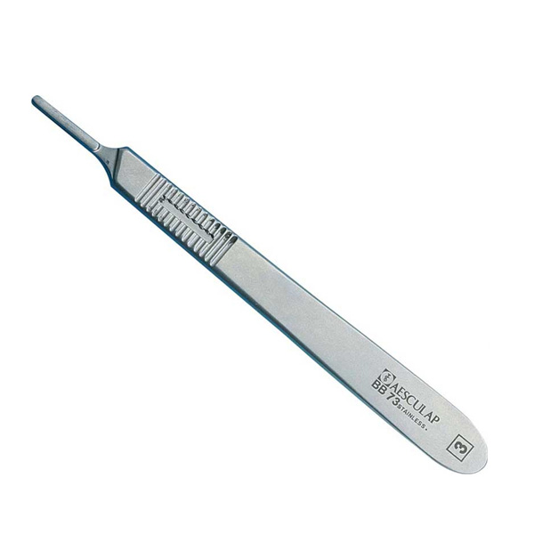 MANGO DE BISTURI ACERO 125MM