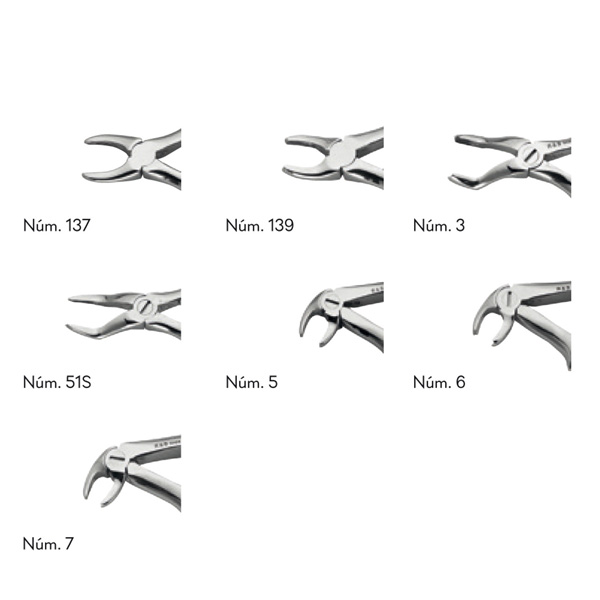 FORCEPS NIÃO N.137 INCISIVO CANINO SUPERIOR