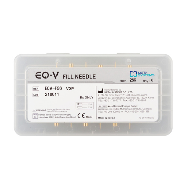 PUNTAS 25G PARA SISTEMA OBUTRACION TERMOPLASTICA E