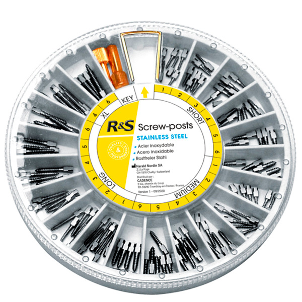 SCREW-POST INOX ESTUCHE