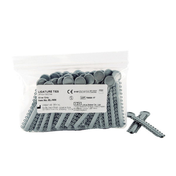 LIGADURAS COLOR PLATA