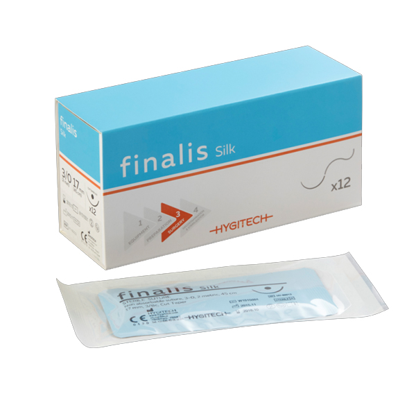 SUTURA SEDA 3/0 REV1/2 20 MM 75CM