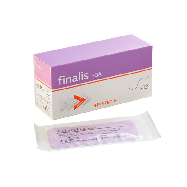 SUTURA PGA 3/0 REV3/8 16MM 75CM