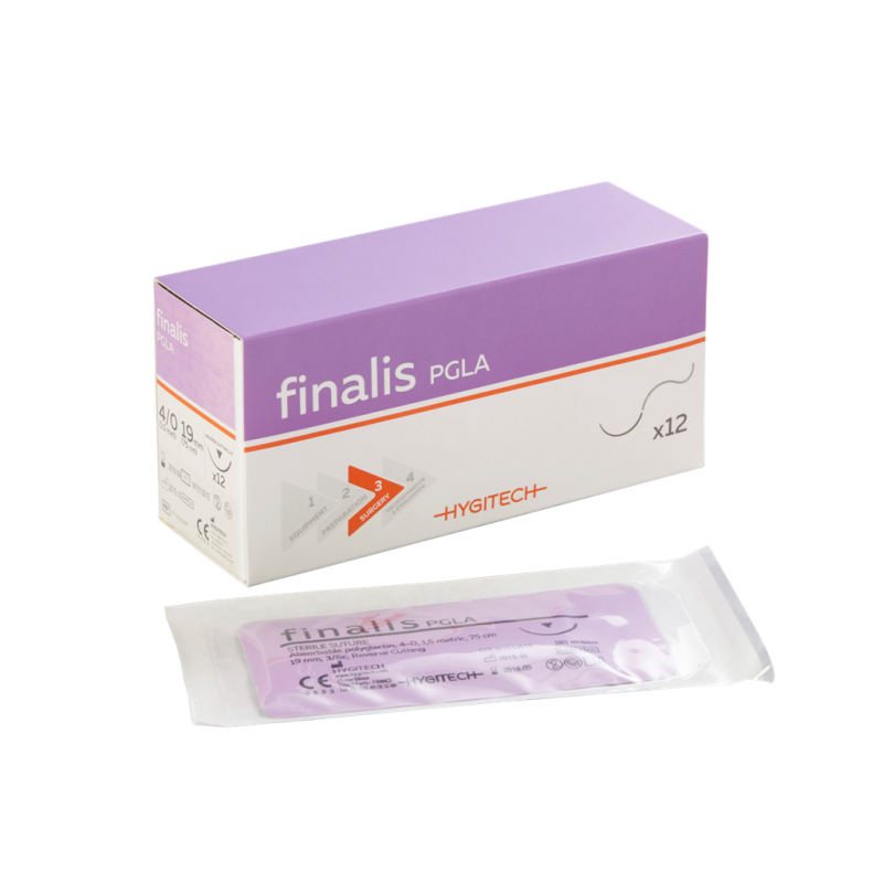 SUTURA PGLA 3/0 REV3/8 19 MM 75CM