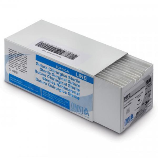SUTURA PTFE 4/0 (3/8 TB DE 16 MM) 75 CM